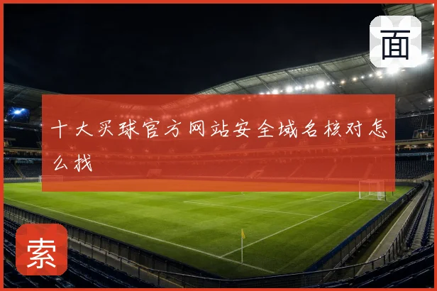 十大买球官方网站安全域名核对怎么找