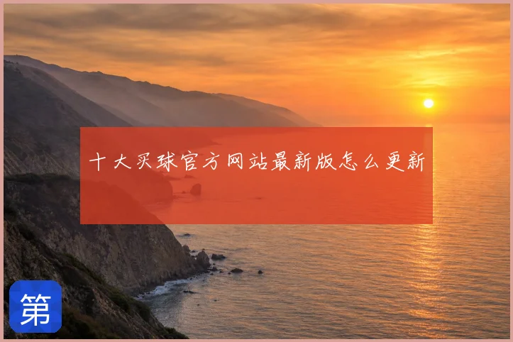 十大买球官方网站最新版怎么更新